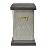 תמונה של קופת צדקה מרובעת מעור – דגם ירושלים