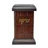 תמונה של קופת צדקה מרובעת מעור – דגם כותל