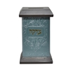 תמונה של קופת צדקה מרובעת מעור